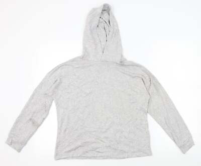 M&S Boys Grey Viscose Blend Hoodie Size 11-12 Years UK