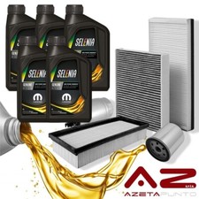 kit tagliando olio motore  5w30 per fiat stilo croma bravo doblo 1.9 JTD 120 CV