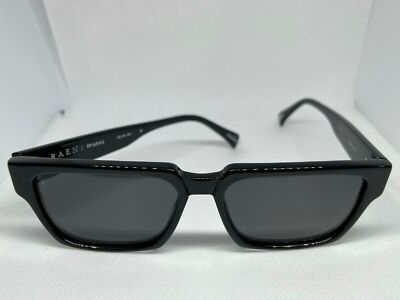 Raen Rhames Crystal Black Frame Size 56mm Sunglasses New