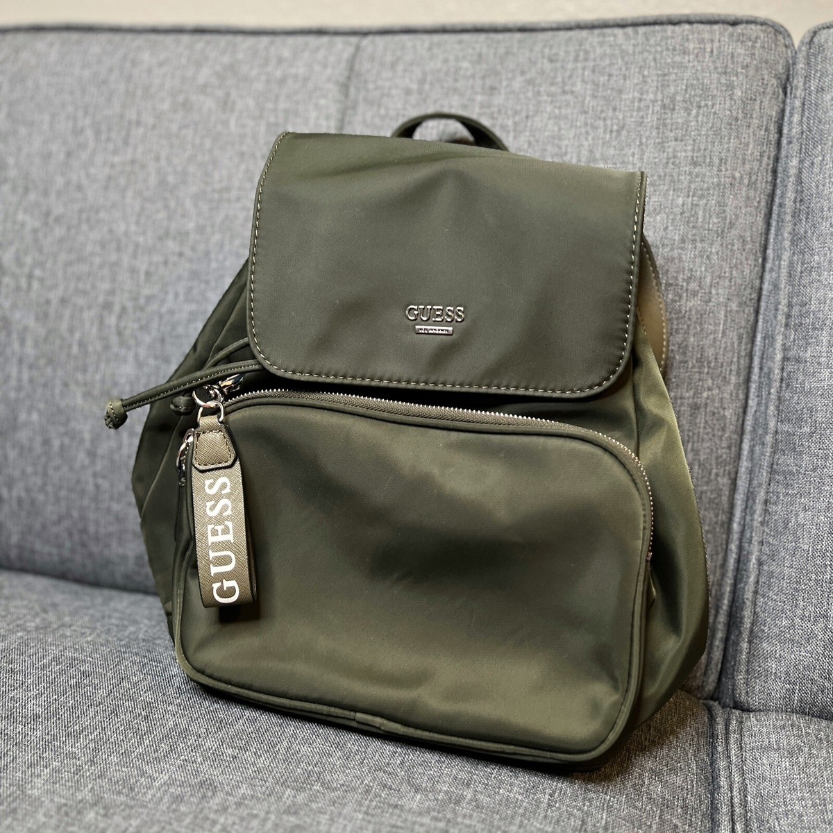 GUESS オリーブグリーン リュック Guess - Prichard Olive/Green Backpack | eBay
