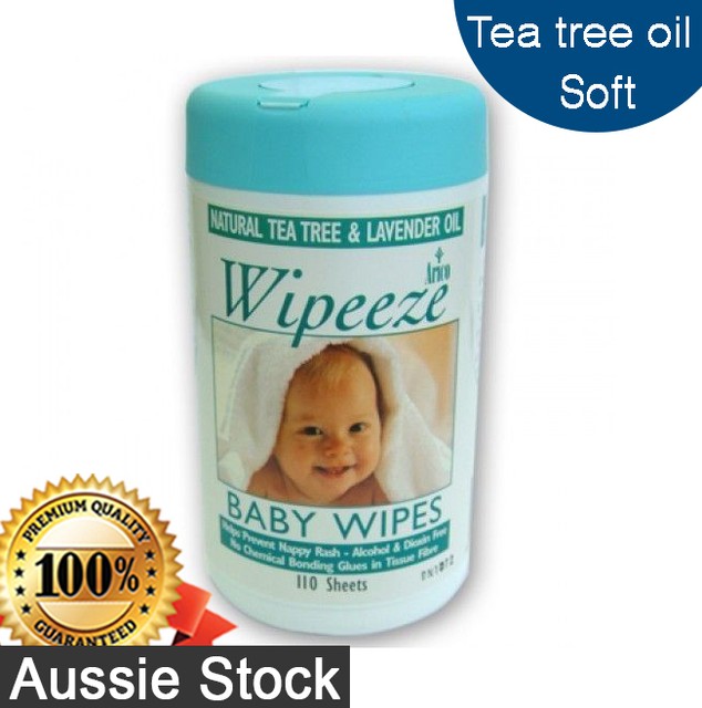 tea tree oil baby wipes