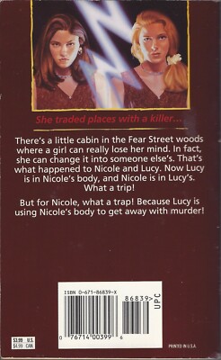 Switched by R.L. Stine (1995, Paperback) Fear Street | eBay