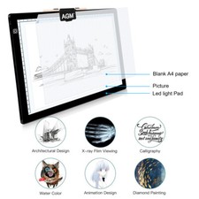 A3 LED Lichttisch Typ C USB Leuchttisch Leuchtplatte Grafiktablett Geschenk