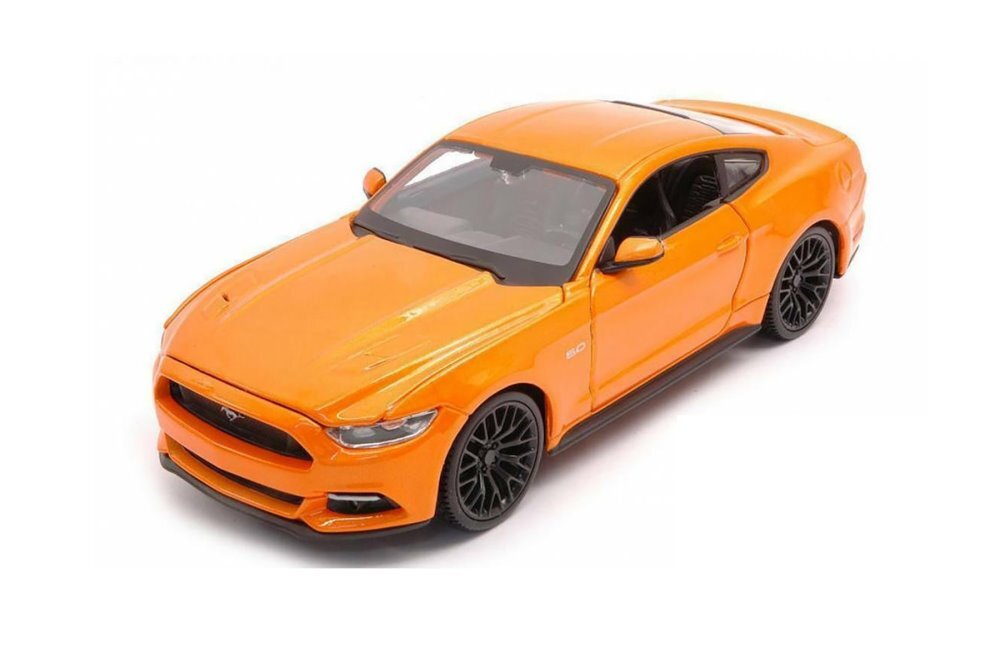 2015 Ford Mustang GT, Orange - Maisto 31508OR - 1/24 scale Diecast