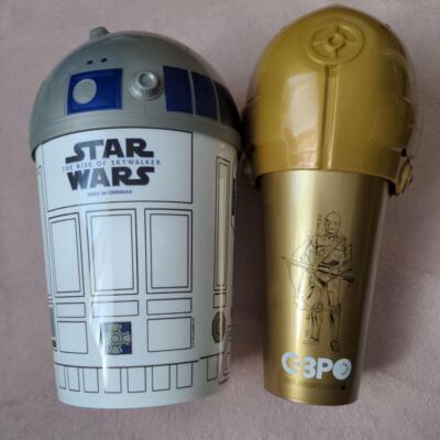 Star Wars R2-D2 Popcorn Bucket C3PO Drink Holder Set | eBay