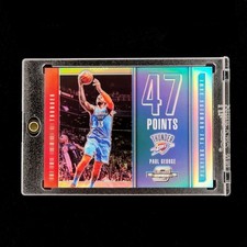 Paul George ✅️👌- 2018-19 NBA Contenders Optic Playing The Numbers Game Holo #12