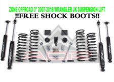 Zone Offroad J13n 3 Suspension System Lift Kit 07-18 Jeep Wrangler Jk 4 Door