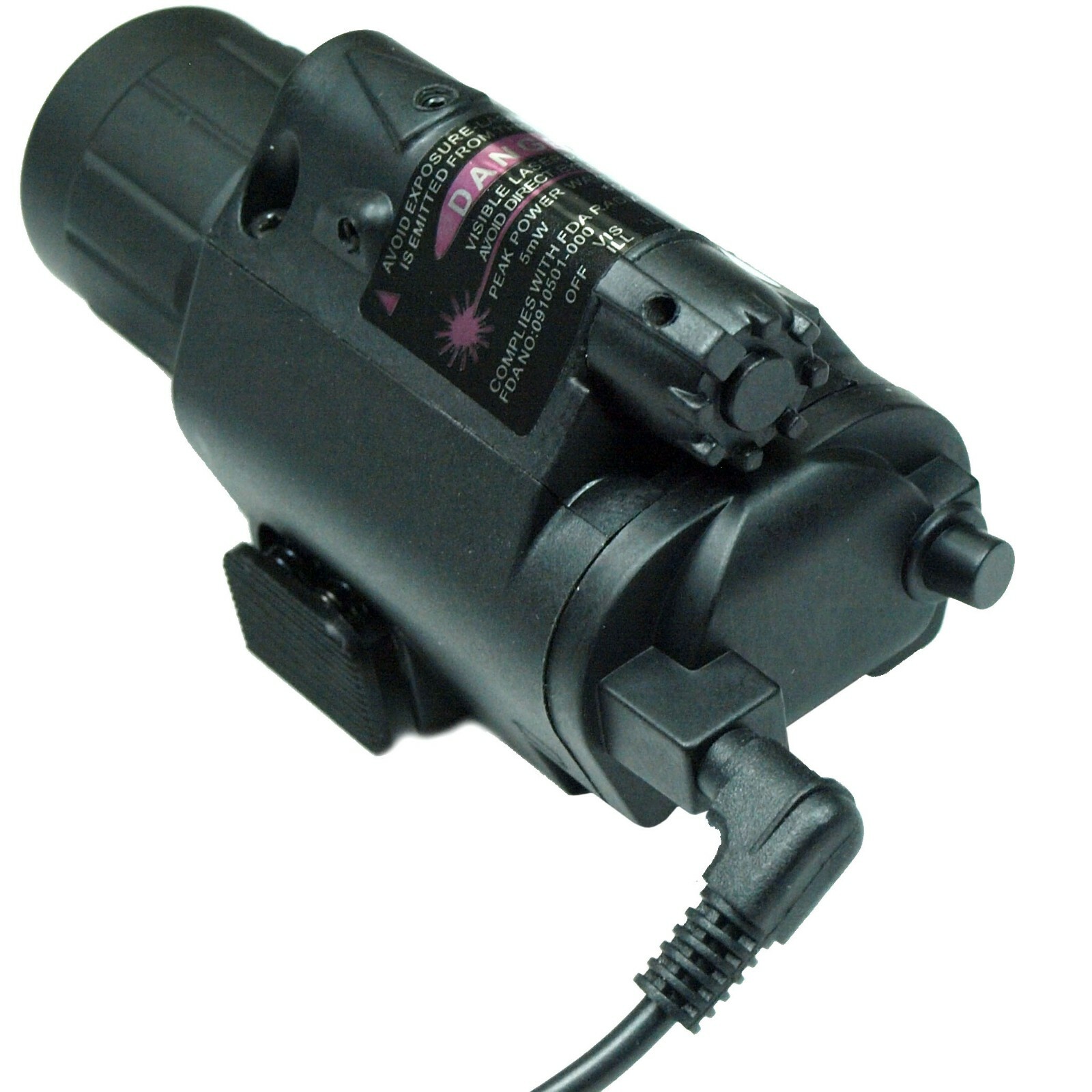 Red Laser Sight & CREE LED Flash Light Combo - rifle shotgun 20mm Rail ...