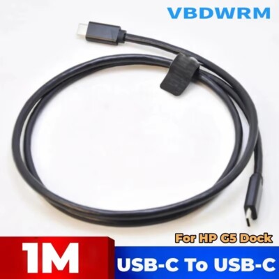 Genuine USB-C Type C Cable Cord 1m L56523-001 For HP G5 Dock Sation Replacement 