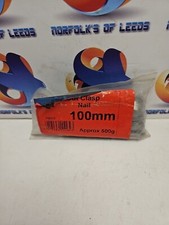 unifix Cut Clasp Nails Bright 100mm 500g M