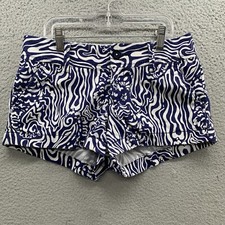 Lilly Pulitzer The Walsh Short Night Swimming Casual Beach Summer Chino Blue 00