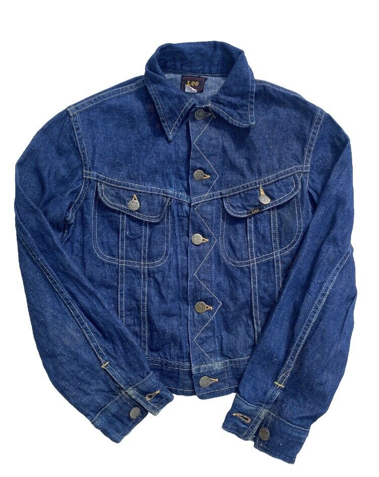 Vtg 40s Lee Denim Jacket 131j cowboy Workwear levis Ww2 dark Vtg 40s Lee Denim Jacket 131j cowboy Workwear levis Ww2 dark