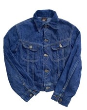 Vtg 40s Lee Denim Jacket 131j cowboy Workwear levis Ww2 dark