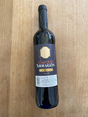 Biete eine Flasche 2018 Marques de Arragon Reserva D.O.P. Utiel-Requena, 13%.