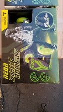 2Neon street rollers green LED wheels, clip on roller skates 2 PAIRS.BRAND NEW