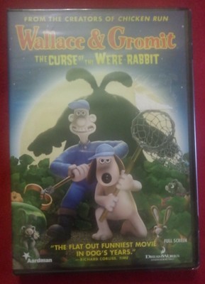 Wallace & Gromit: The Curse of the Were-Rabbit (DVD, 2006, Full Screen)(SEALED)