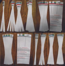 Practical Geocaching® - BULK Numbered Cut Logs - Rite-in-the-Rain® - 52pcs