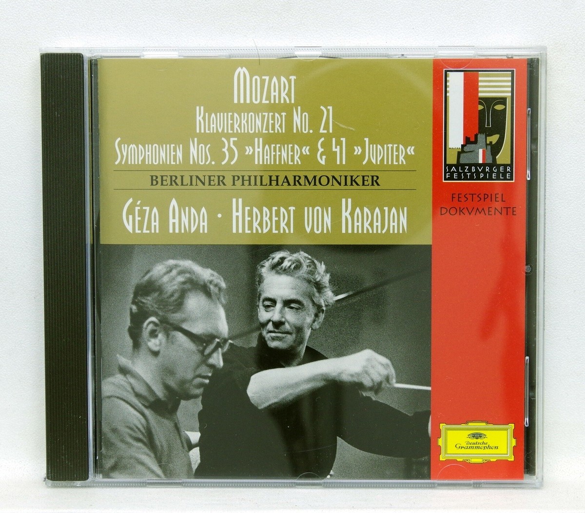 GEZA ANDA - MOZART piano concerto no.21, symphonies nos.35 & 41