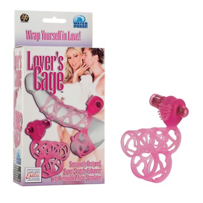 sex spielzeug kalender Lovers Cage Penis Love Ring, Adult Couple Kinky Fetish Bondage Foreplay  Toy, New