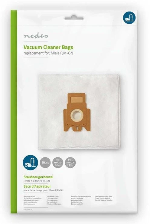 8 Sacchetti FJM Di Ricambio Per Aspirapolvere Miele Con 2 Filtri Di Ricambio 70727028 - Foto 6