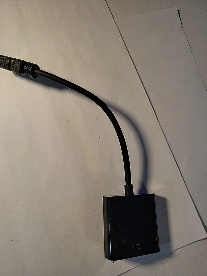 1080P HDMI Male to VGA Female Video Converter Adapter Cable . PC DVD HDTV New - Image 3 of 4