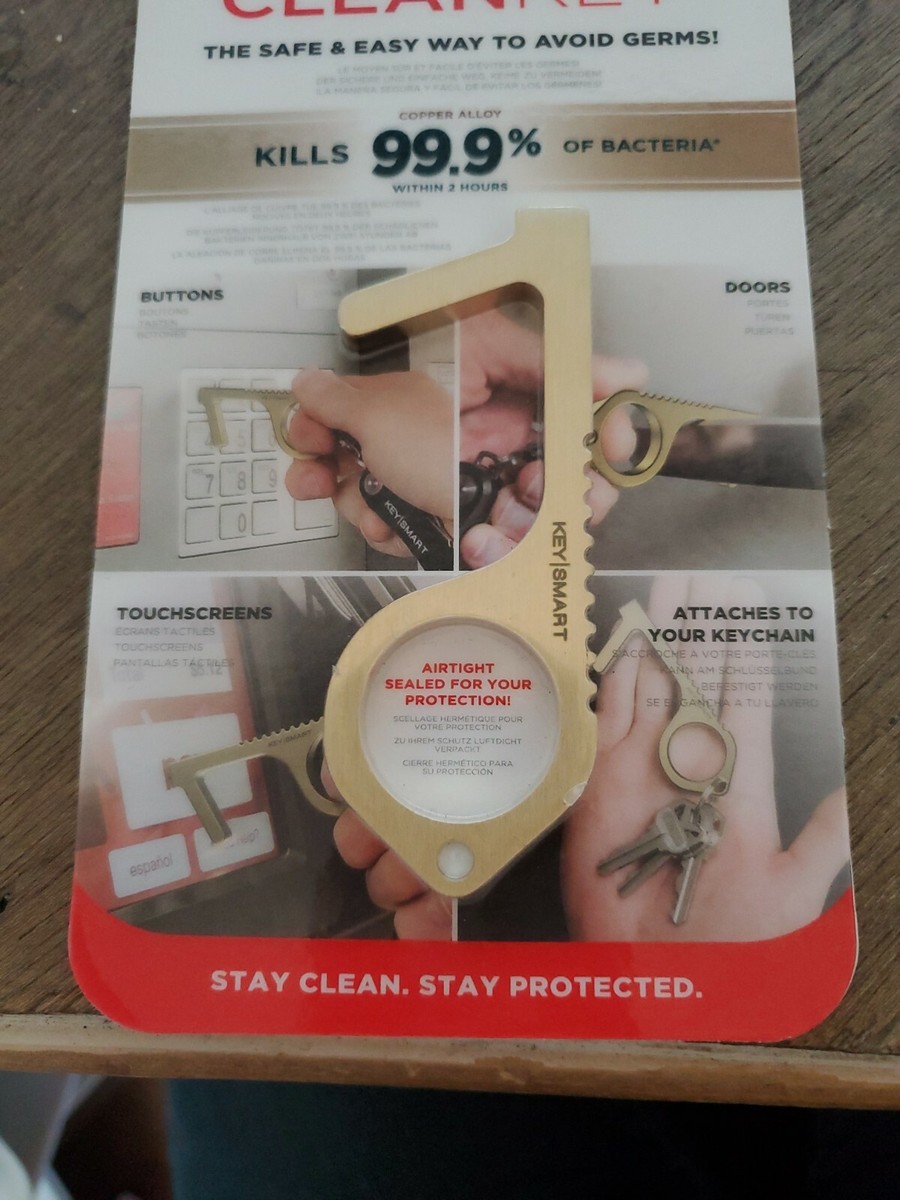 KeySmart CleanKey™ Copper Alloy Hand Tool Brass New | eBay KeySmart CleanKey™ Copper Alloy Hand Tool Brass New | eBay