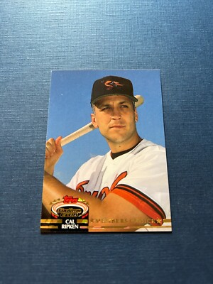 1992 Stadium Club Baseball Cal Ripken Jr. Members Choice #595 HOF