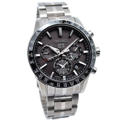 SEIKO ASTRON SBXC Titanium Black Dial GPS Solar Men's