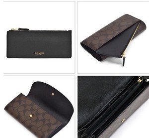 coach thin wallet