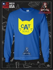 Cat Scale Logo Men's Tee American Long Sleeve T-Shirt