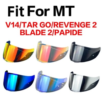 Visor Fit For MT V14/RAPID/RAPID PRO/REVENGE 2/TARGO/BLADE 2 Helmet Lens Shield