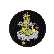 Dragon Patch Embroidered Iron-on/Sew-on Applique Vest Jacket Clothing Dresses