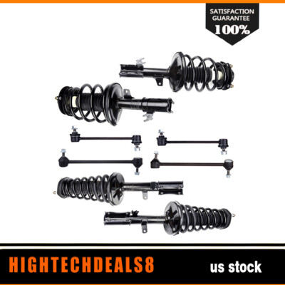 Front Rear Quick Struts + Sway Link Fits 1997-2003 Toyota Solara Avalon 8pcs Kit