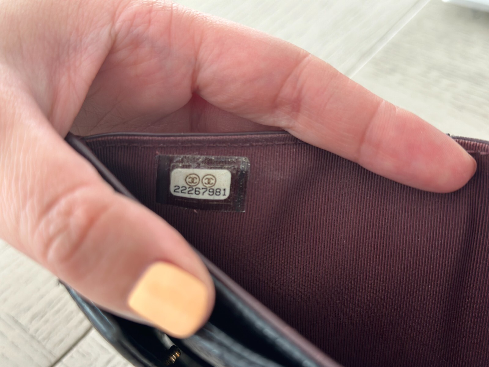 Chanel Black Caviar Leather Wallet-image