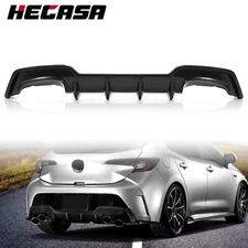 Fits Toyota Corolla Auris Hatchback 2019-2022 T Style Rear Bumper Diffuser ABS