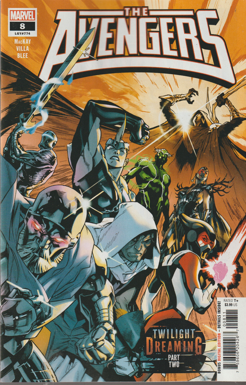 MARVEL COMICS AVENGERS #8 FEBRUARY 2024 1ST PRINT NM