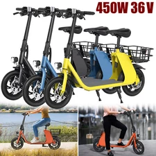 Foldable Electric Scooter 36V 450W Motor Power Adult Off Road E-Scooter Commuter