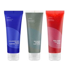 ISNTREE Real Mugwort Clay Mask, Real Rose Cal...