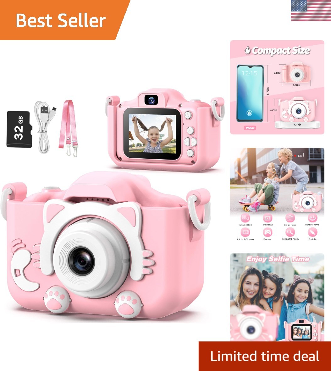 With Cute Cartoon Cover - 32gb Included