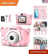 Kids 1080p Digital Video Camcorder with Cute Cartoon Cover - 32GB Included