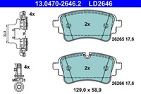 Ate BremsbeläGe Bremsbelagsatz FüR Audi A4 Avant 8W5 8WD B9 A6 C8 4A5