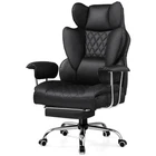 GTRACING Big and Tall Gaming Chair 400lbs Heavy Duty Office Chair with Footrest