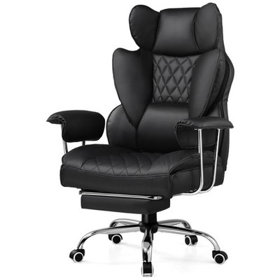 GTRACING Big and Tall Gaming Chair 400lbs Heavy Duty Office Chair with Footrest