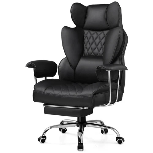 GTRACING Big and Tall Gaming Chair 400lbs Heavy Duty Office Chair with Footrest