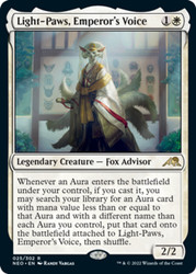 Light-Paws, Emperor's Voice - Kamigawa: Neon Dynasty (025/302) Foil Rare