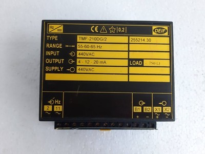 DEIF TMF-210DG/2 Frequenz Umwandler 255214.30 Range 55-60-65Hz
