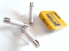 X3 EACH MDA 4 MDA4 250V BUSS BUSSMANN CERAMIC TIME DELAY FUSES