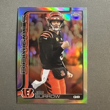 2025 Topps Chrome Joe Burrow Refractor #61 Bengals