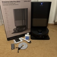 Dreame L40s Pro Ultra Saugroboter mit Wischfunktion, 19000Pa Saugkraft, Schwarz