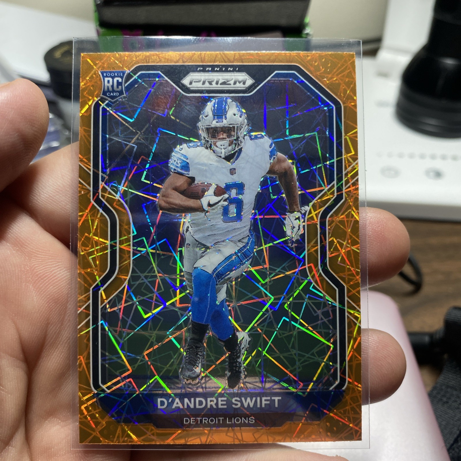 2020 Panini Prizm - Rookie D'Andre Swift #358 Lazer Prizm (RC)